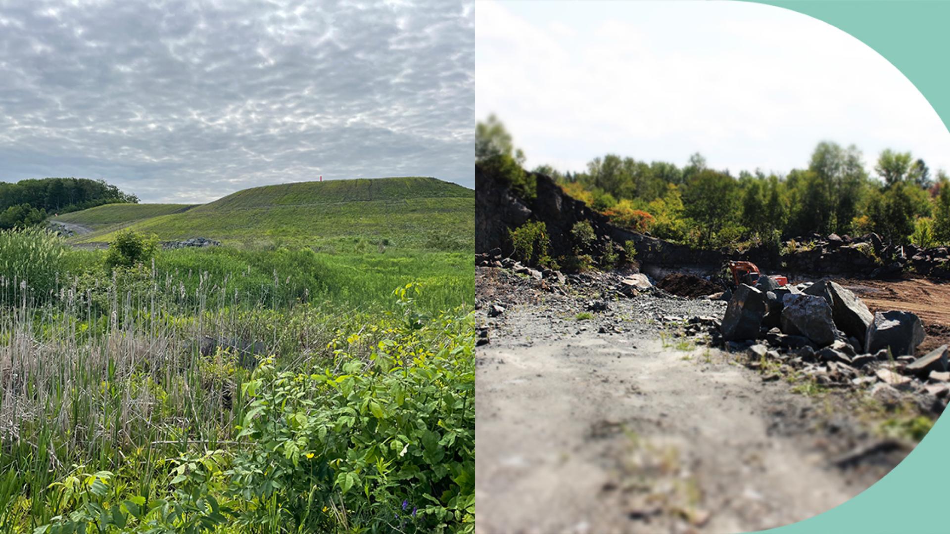 Restoring the landscape of an abandoned quarry Englobe