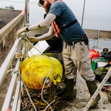 technician on a boat