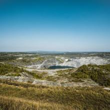 Jeffrey mine after revegetation