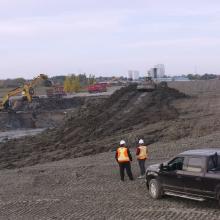 2 workers on a remediation site