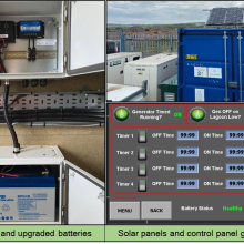 Solar charger and upgraded batteries