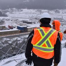 innovative anti-avalanche barriers installed on romaine 4 hydroelectric complex