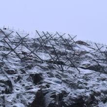 innovative anti-avalanche barriers installed on romaine 4 hydroelectric complex