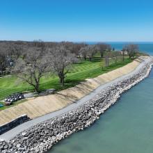 view of Niagara-on-the-Lake shoreline project