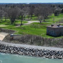 view of Niagara-on-the-Lake shoreline project