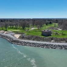 View of Niagara-on-the-lake shoreline project