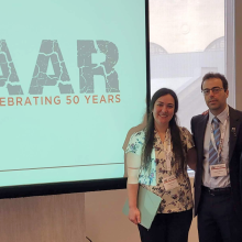 Picture of Anthony Allard with collegues at the 17th ICAAR