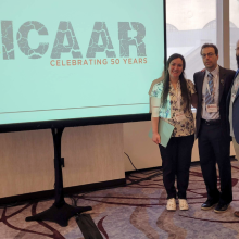Picture of Anthony Allard with collegues at the 17th ICAAR