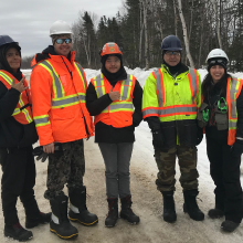photo of Natacha Sénéchal during BEARH training with first nation participants
