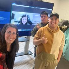 photo of young Indigenous participating in BEAHR training program